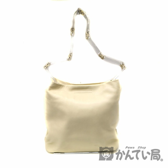 Prada Bag Shoulder Chain Ivory Leather - Picture 1 of 6
